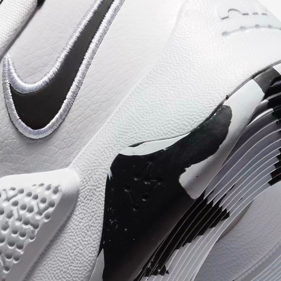 🔥NEW! Paul George 5 Basketball Shoes BLK/WHT MENS 8/WOMENS 9.5 🏀 🏐 NO BOX - Picture 4 of 8